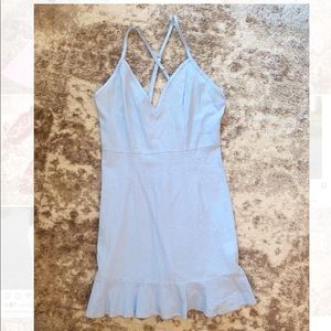 Baby blue dress!